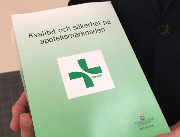 Regeringen lägger proposition om apotek i vår