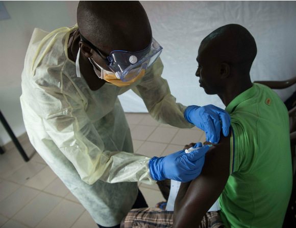 WHO publicerar positiva resultat för ebolavaccin