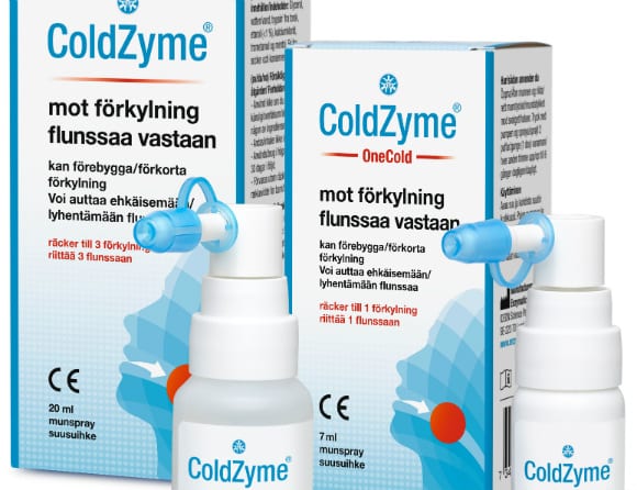 Coldzyme. Foto: Enzymatica.