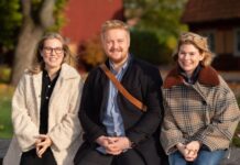 Rita Bergqvist, Viktor Ahlqvist och Cecilia Magnusson