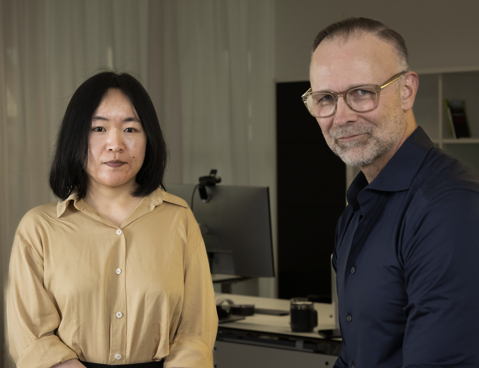 Ting Wang och Martin Bergö. Foto: Stefan Zimmerman