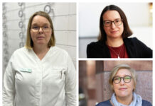 Kritik mot tuff arbetsmiljö för apoteksfarmaceuter Nu har de fått nog. Sveriges farmaceuter kräver att apoteksfarmaceuternas arbetsmiljö förbättras. Till vänster; Karin Gummesson, ordförande för apotekssektionen inom Sveriges farmaceuter. Längst upp till höger Agnieszka Madej, förbundsordförande för Sveriges farmaceuter och längst ned till höger Annika Hage Nederström, förhandlingschef på fackförbundet. Foto: Privat samt Sveriges farmaceuter.