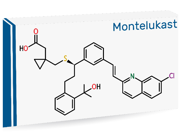 Astma- och allergimedicinen montelukast. Illustration: Istock