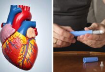 Storbritannien rekommenderar Wegovy efter hjärtinfarkt och stroke Collage: Hjärta och Wegovy: Semaglutid rekommenderas efter hjärtinfarkt och stroke