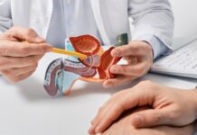 Nytt antikroppsläkemedel visar lovande resultat mot spridd prostatacancer En läkare träffar en patient gällande prostatacancer.